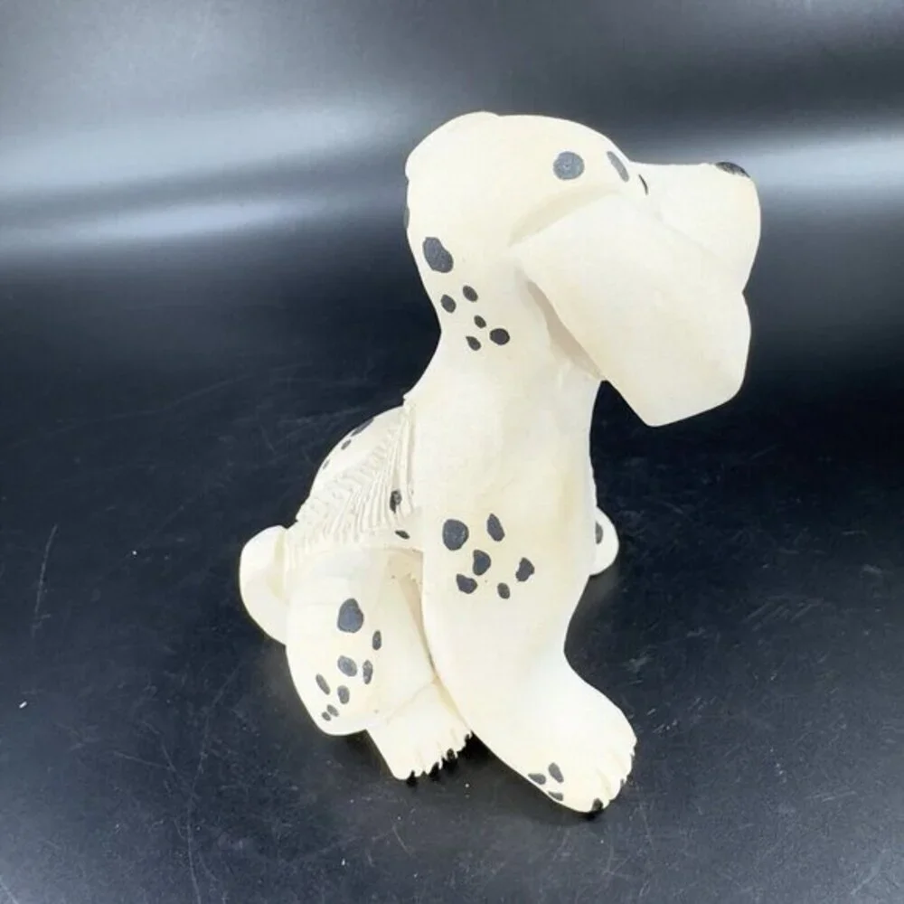 Artesania Rinconada Figurine Made In Uruguay Marked Whimsical Dalmatian Dog VTG‎